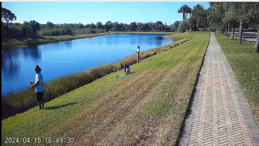 Fishing At TownPark - Come One Come All - TownPark Property Manager Susan Rak Does Not Do Her Job!